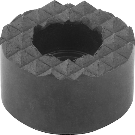 Grippers And Inserts Round W. Countersink D2=12, L3=12, Form:F, Tool Steel Hardened, Black Oxide